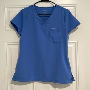 Brand New JAANUU S Ceil Blue Scrub Top